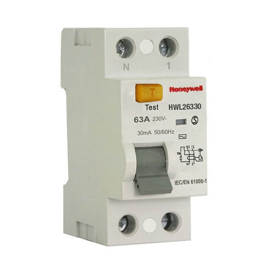 Cầu dao bảo vệ chống dòng rò RDC 2 cực HONEYWELL HWL26330